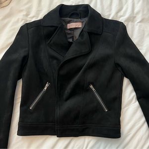 Philosophy Suede Moto Jacket